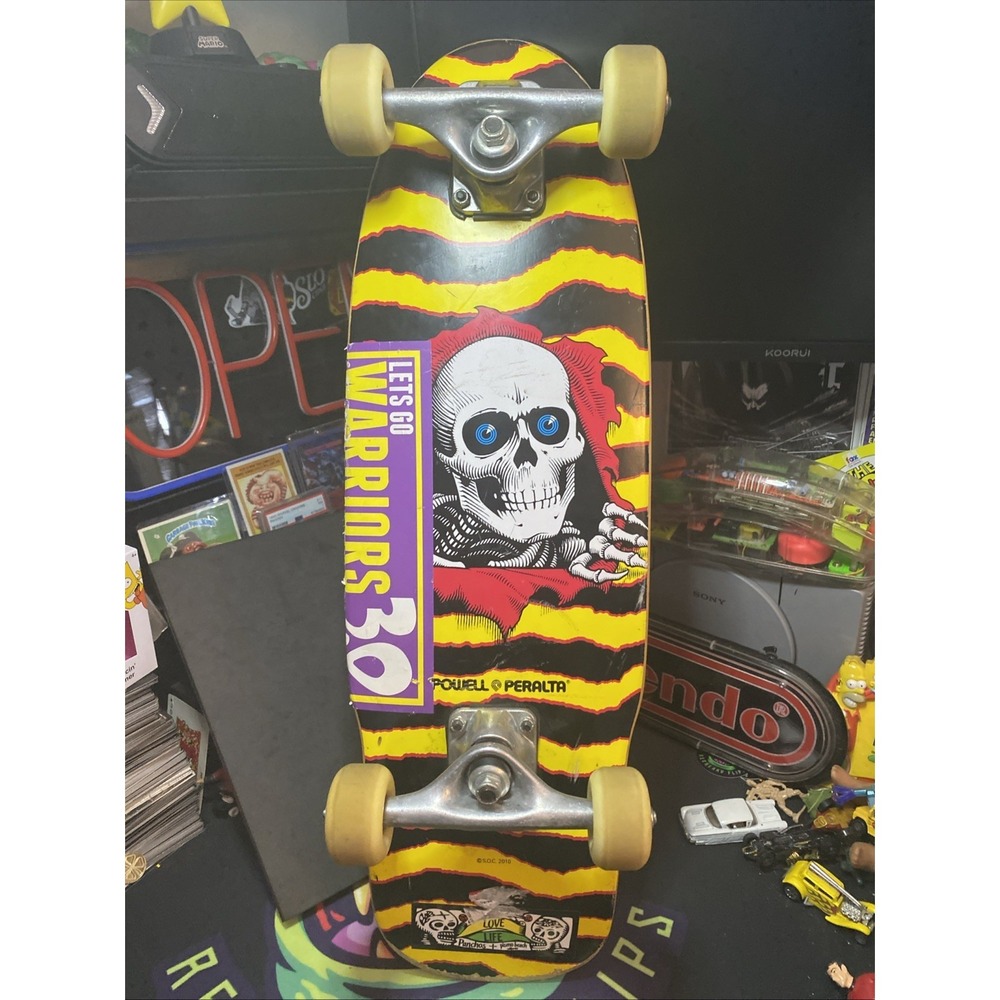 Powell Peralta Reissue Ripper Complete Skateboard Yellow Black Rad Skate 2010 - Picture 2 of 10